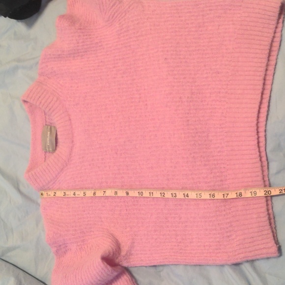Everlane Oversized Cocoon Alpaca Crew Neck Pullover Sweater in Cool Pink small - Picture 8 of 8
